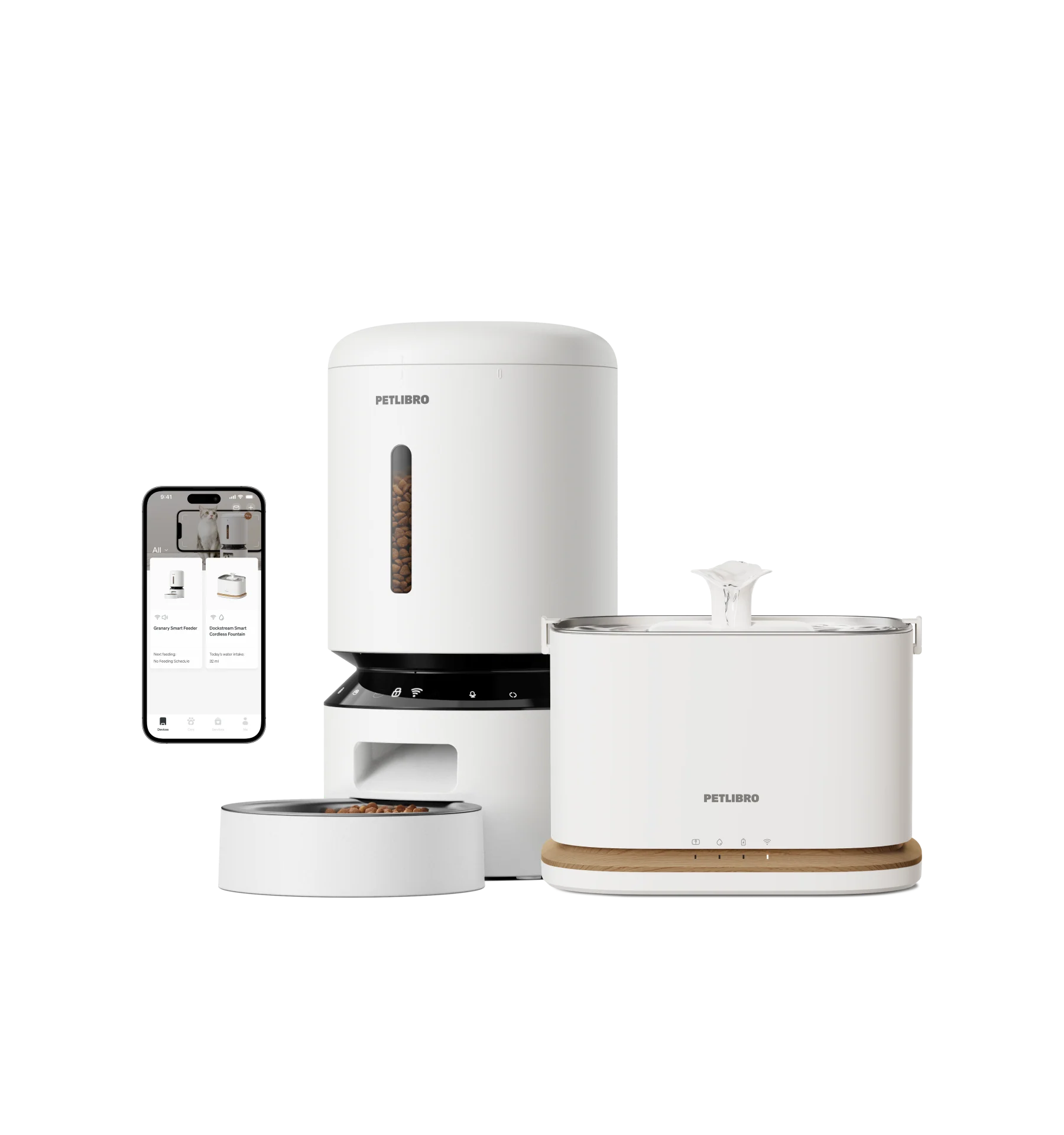 Granary Smart Feeder & Dockstream 2 Smart Fountain - Image 4